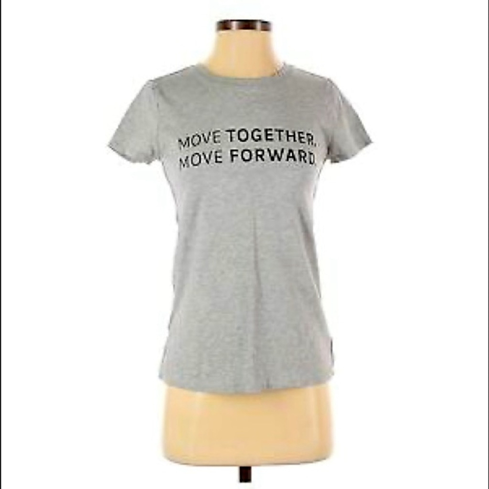 NWOT Athleta Organic Daily Tee 100% Cotton Gray size Small